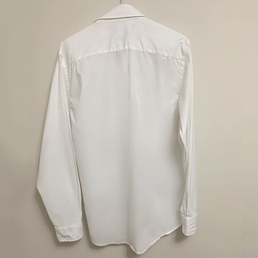 Club Monaco- men’s white button down, slim fit.